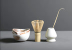 Matcha Set | Ceramic & Bamboo | 4-Piece
