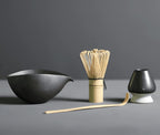 Matcha Set | Ceramic & Bamboo | 4-Piece