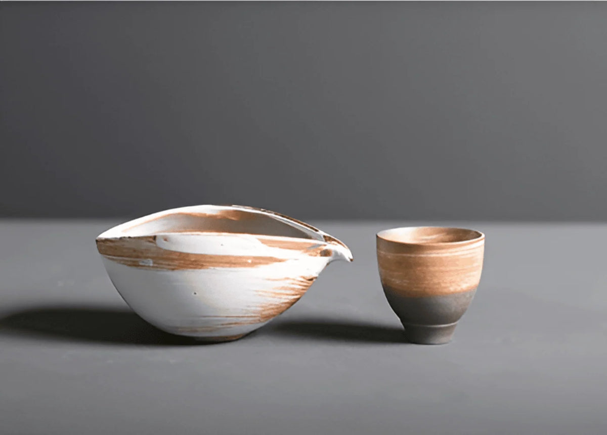 Matcha Set | Ceramic & Bamboo | 4-Piece