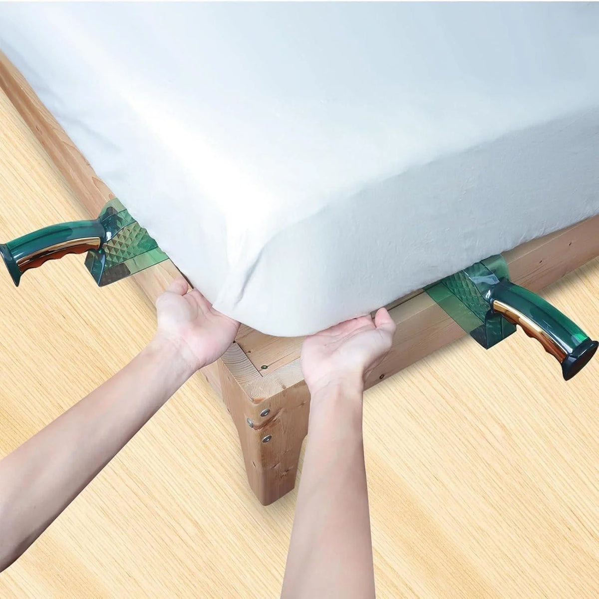 Mattress Lifter | Wedge Shape & Ergonomic Handle | Supports Up To 1000 lb