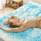 Mattress Topper | Cooling Egg Crate Memory Foam