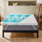 Mattress Topper | Cooling Egg Crate Memory Foam