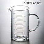Measuring Cup | High Borosilicate & Heat-Resistant | 250/500/1000 ml