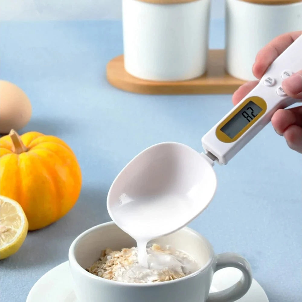 Measuring Spoon | Digital LCD & USB Rechargeable | Interchangeable Heads