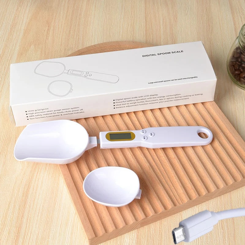 Measuring Spoon | Digital LCD & USB Rechargeable | Interchangeable Heads