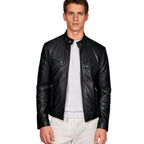 Men's Faux Leather Jacket | Classic Cut & Soft Lining | 4 Colors