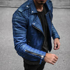 Men’s Faux Leather Jacket | Fitted & Soft Lined