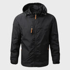 Men's Hooded Jacket | Waterproof & Warm Lined | Adjustable Hood