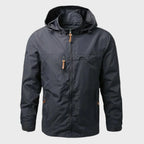 Men's Hooded Jacket | Waterproof & Warm Lined | Adjustable Hood