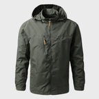 Men's Hooded Jacket | Waterproof & Warm Lined | Adjustable Hood