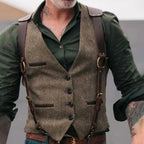 Men's Leather Waistcoat | Comfortable Fit