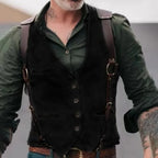 Men's Leather Waistcoat | Comfortable Fit