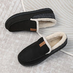 Men's Loafer Slippers | Warm Synthetic Wool & Machine Washable