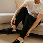 Men's Loafer Slippers | Warm Synthetic Wool & Machine Washable