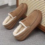 Men's Loafer Slippers | Warm Synthetic Wool & Machine Washable