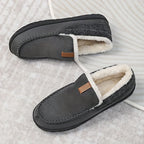 Men's Loafer Slippers | Warm Synthetic Wool & Machine Washable