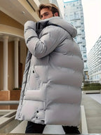 Men's Long Winter Jacket | Waterproof & Breathable Insulated Lining