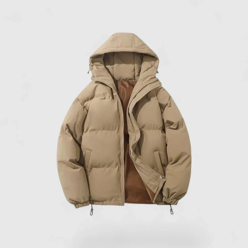 Men's Puffer Jacket | Lightweight Filling & Hooded | S–3XL