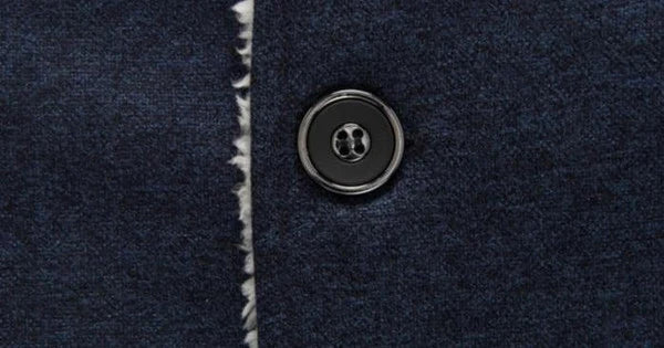 Men’s Trench Coat | Wool Blend Button-Front | Long Sleeve