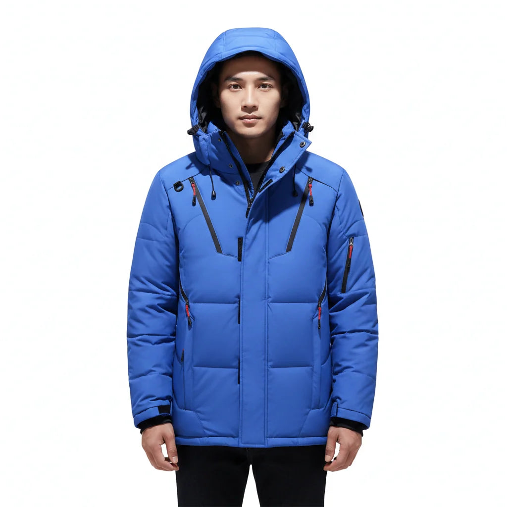 Men's Winter Jacket | Waterproof & Insulated, Adjustable Hood
