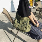 Messenger Bag | Large Capacity & Adjustable Strap | Shoulder or Crossbody Carry