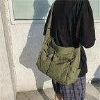Messenger Bag | Large Capacity & Adjustable Strap | Shoulder or Crossbody Carry
