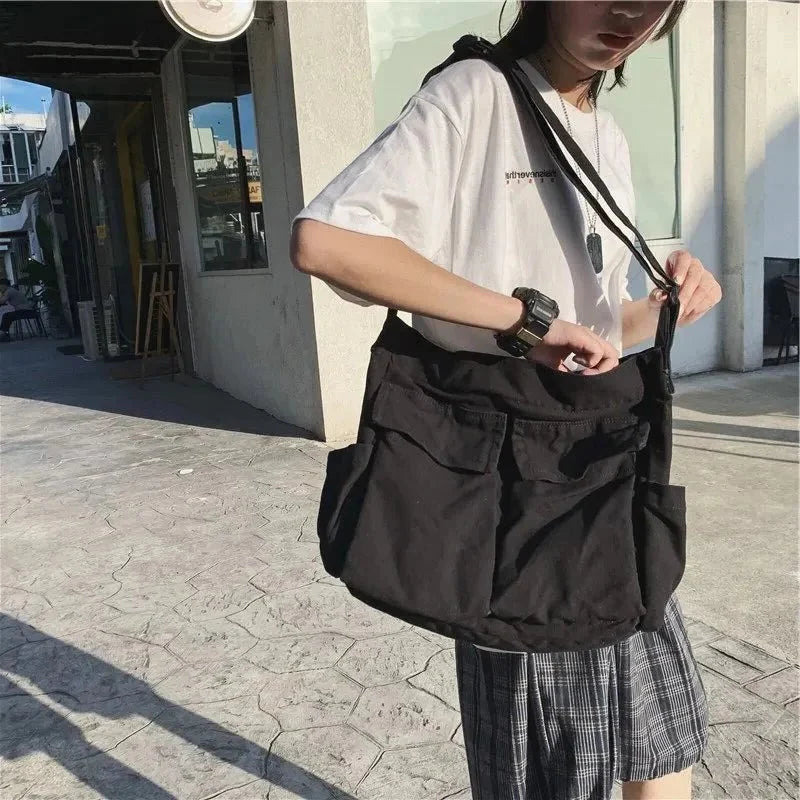 Messenger Bag | Large Capacity & Adjustable Strap | Shoulder or Crossbody Carry