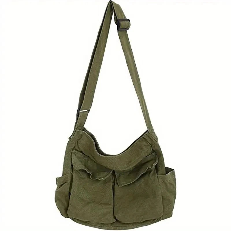 Messenger Bag | Large Capacity & Adjustable Strap | Shoulder or Crossbody Carry