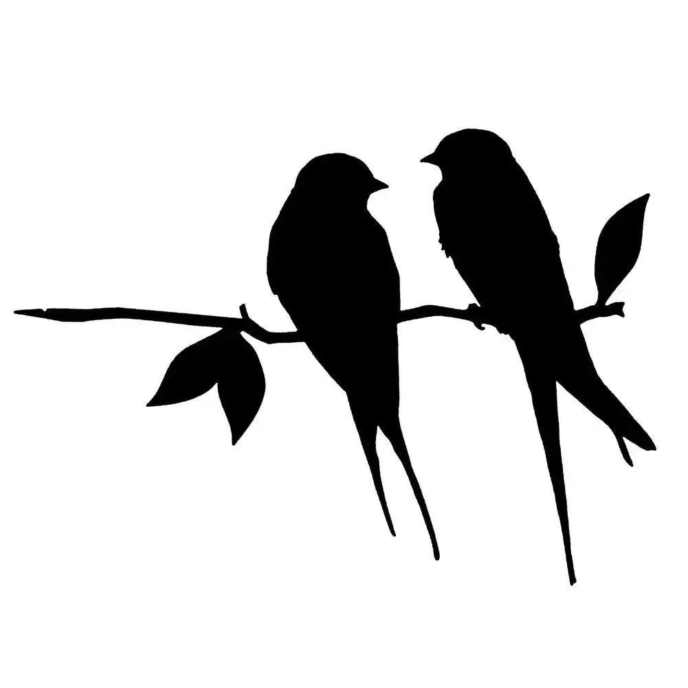 Metal Bird Silhouette | Matte Black Powder-Coated & Weatherproof