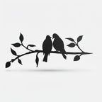 Metal Bird Silhouette | Matte Black Powder-Coated & Weatherproof