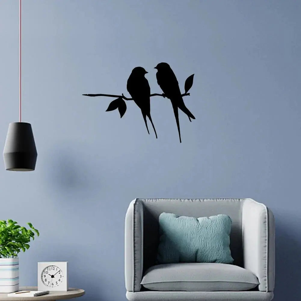 Metal Bird Silhouette | Matte Black Powder-Coated & Weatherproof