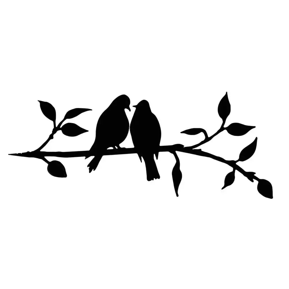 Metal Bird Silhouette | Matte Black Powder-Coated & Weatherproof
