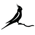 Metal Bird Silhouette | Matte Black Powder-Coated & Weatherproof