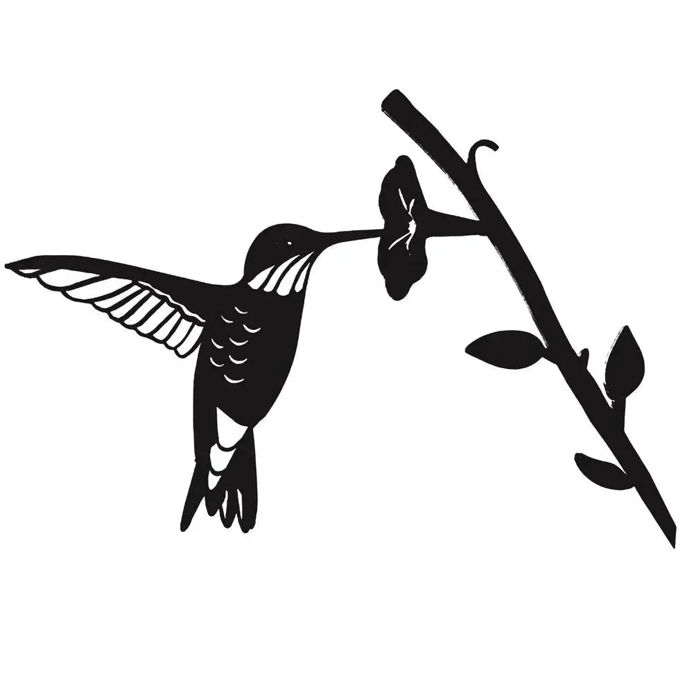 Metal Bird Silhouette | Matte Black Powder-Coated & Weatherproof