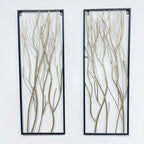 Metal Wall Art Panels | Modern Abstract Flowing Design