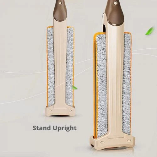 Microfiber Mop & Broom | Self-Wringing & Double-Sided | 360° Rotating Head