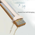 Microfiber Mop & Broom | Self-Wringing & Double-Sided | 360° Rotating Head