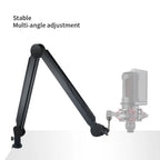 Microphone Boom Arm | Cable Management & Spring-Supported | Clamp Mount
