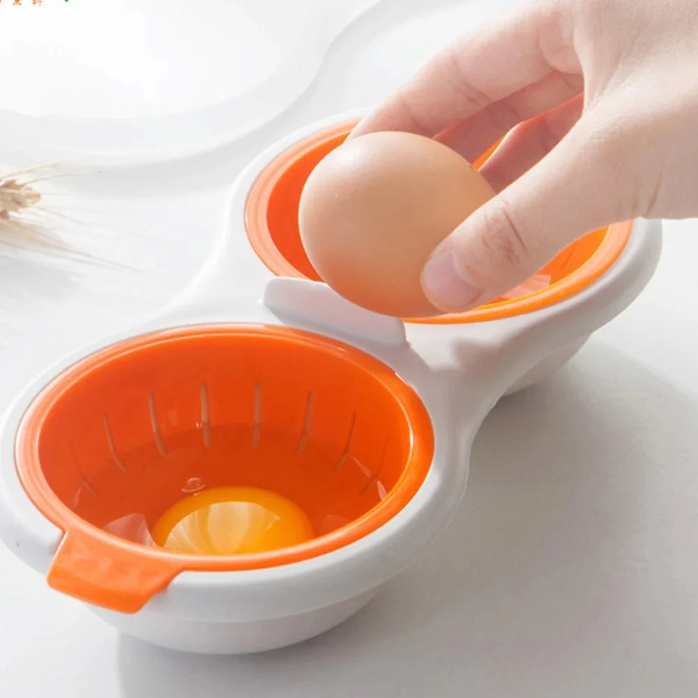 Microwave Egg Poacher | Non-Stick & BPA-Free | 2-Egg Capacity