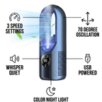 Personal Air Conditioner | Bladeless & Ultra-Quiet | USB Powered