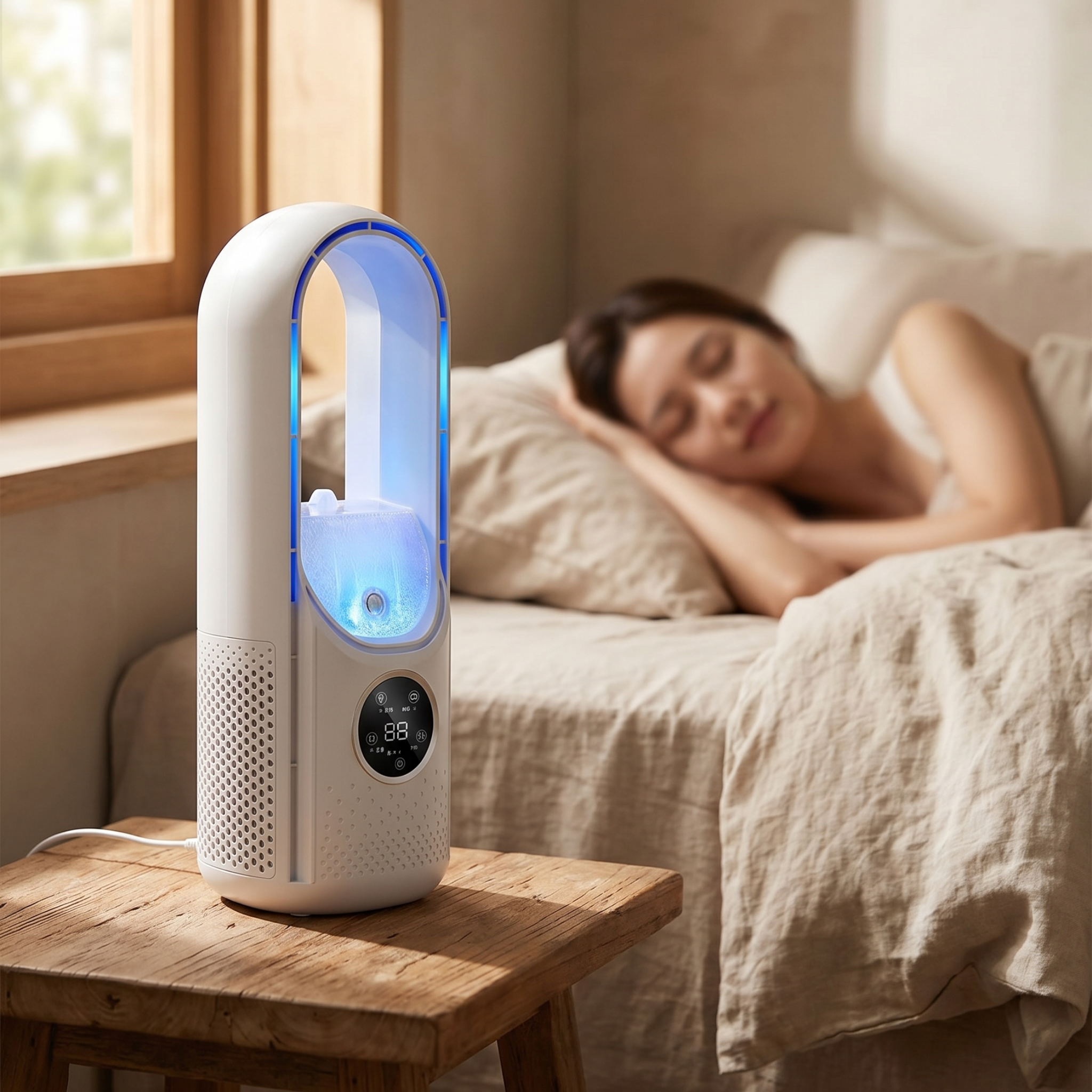 Personal Air Conditioner | Bladeless & Ultra-Quiet | USB Powered