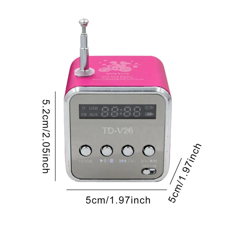 Mini Bluetooth Speaker | Aluminum Shell & FM Radio
