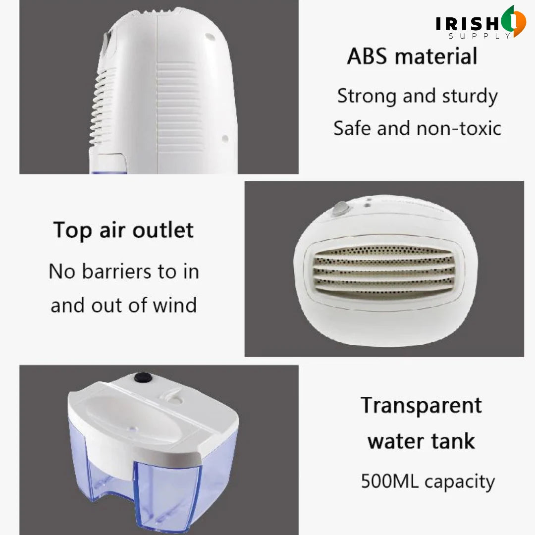 Mini Dehumidifier | Portable & Quiet | 500ml Tank