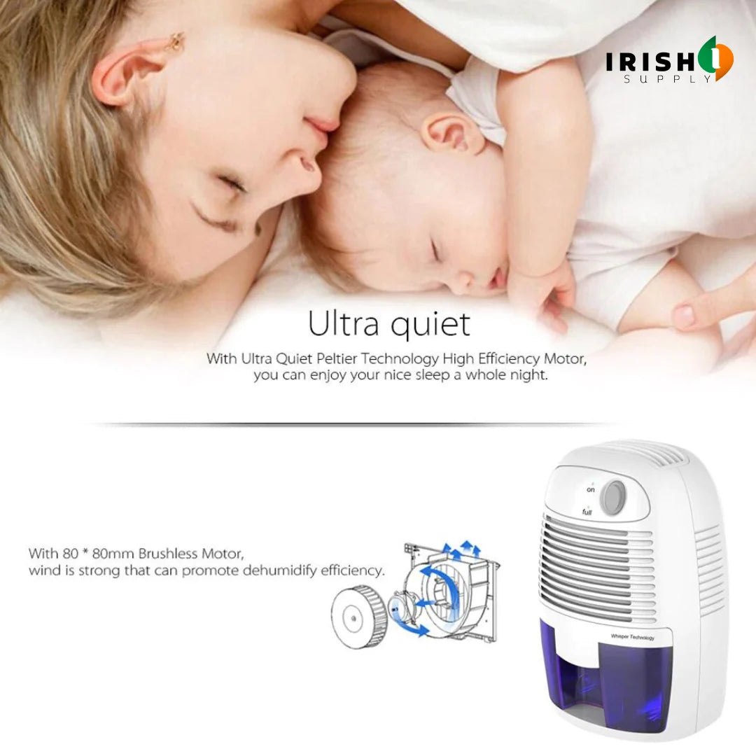 Mini Dehumidifier | Portable & Quiet | 500ml Tank