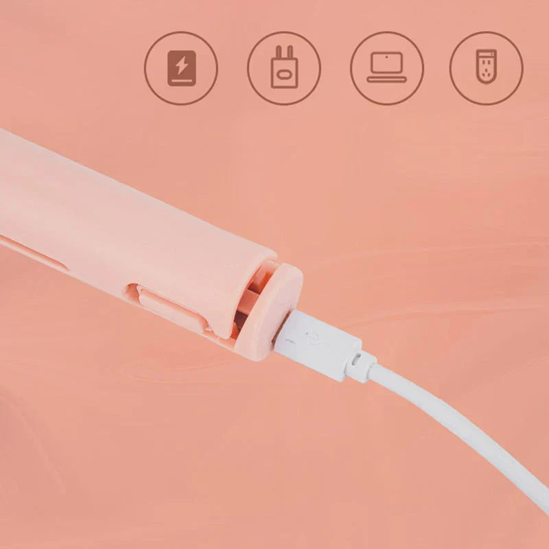 Mini Hair Styler | Cordless USB-Rechargeable & Ceramic | Set of 2