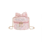 Mini Handbag | Quilted Bow & Chain Strap