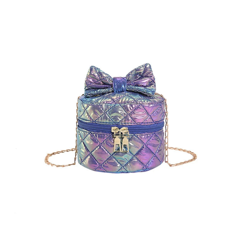 Mini Handbag | Quilted Bow & Chain Strap