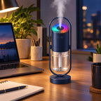 Mini Humidifier | USB-Powered Ultrasonic Mist & Night Light