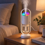Mini Humidifier | USB-Powered Ultrasonic Mist & Night Light