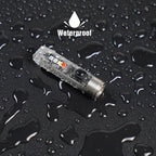Mini LED Keychain Flashlight | USB-C Rechargeable & IP65 Waterproof
